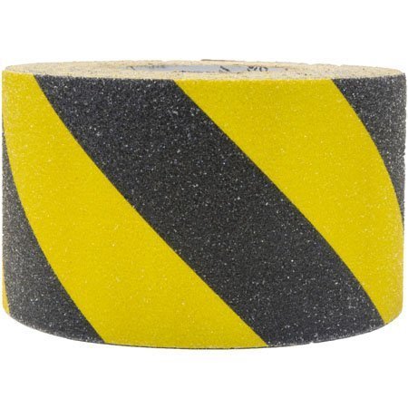 FLEX-TRED AntiSlip Safety Tape - 4" X 60’ / Yellow/Black Striped-Roll YBS.0460.R